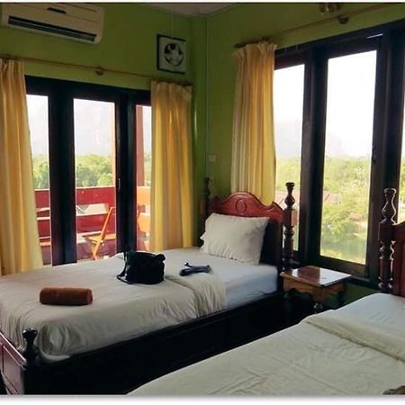 Vang Vieng Mountain View Hotel Exterior foto